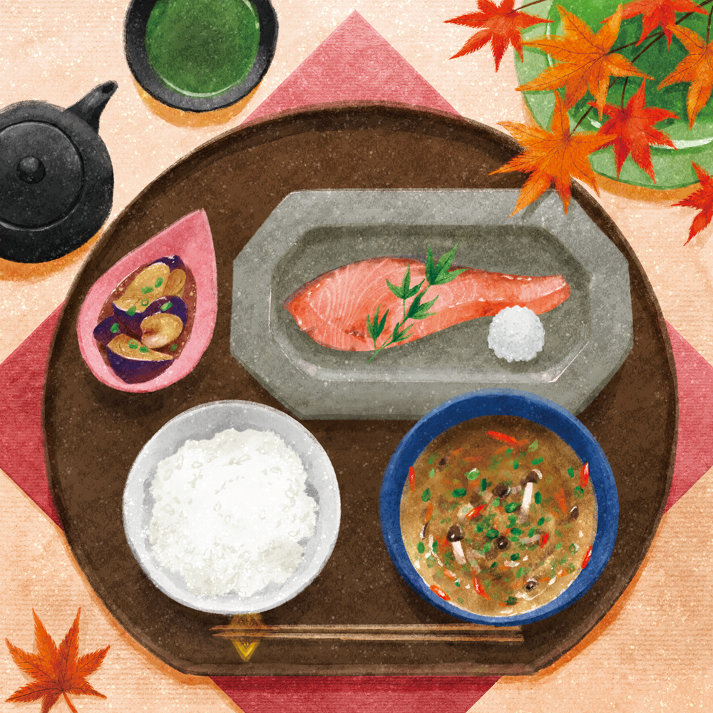 秋の食事