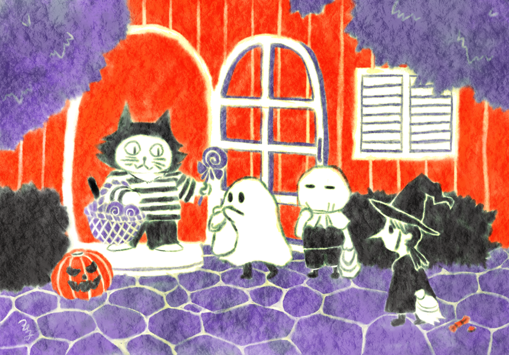 商店街行事のねこ