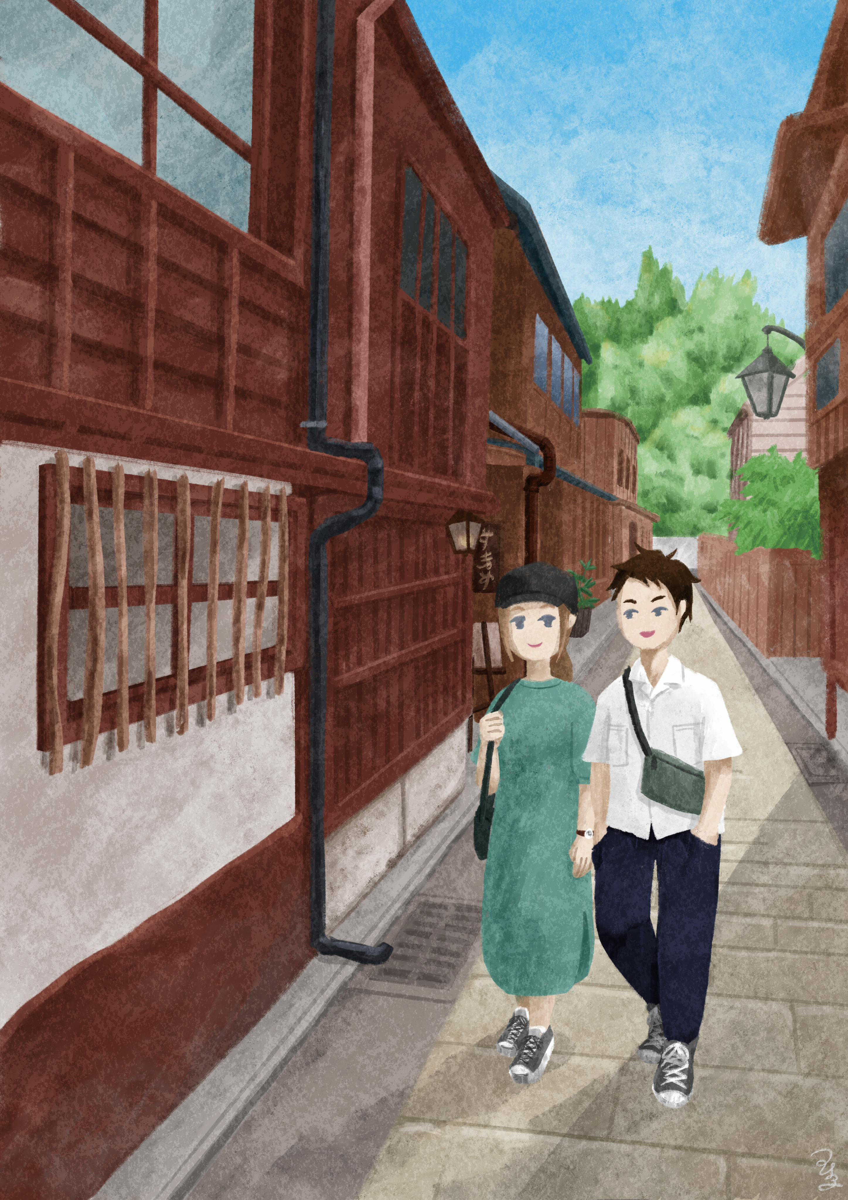 観光イメージイラスト